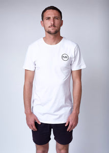 Shucka Tee - White, Short Sleeve